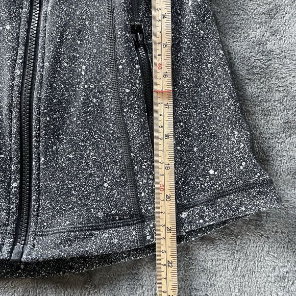 Lululemon Define Jacket Womens 4 Black White Luminesce Splatter - Picture 11 of 14